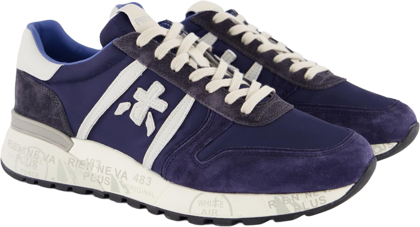 Heren Lander Sneaker Blauw