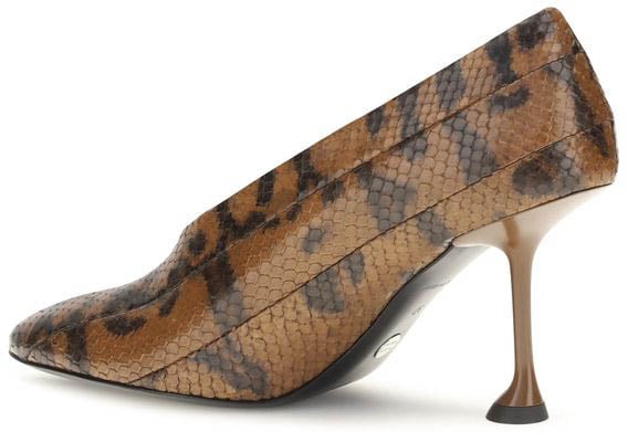 Proenza Schouler Brown Calf Leather Bos Taurus High Heel Pumps