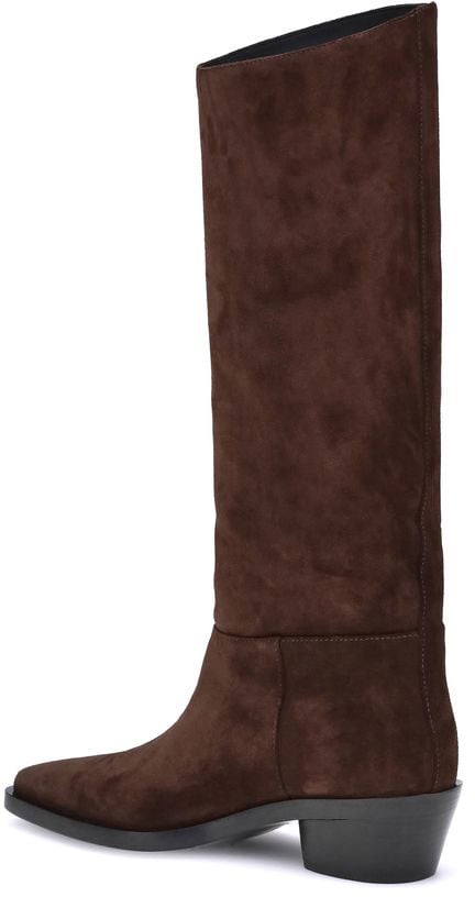 Proenza Schouler Brown Calf Leather Bos Taurus Ankle Boots