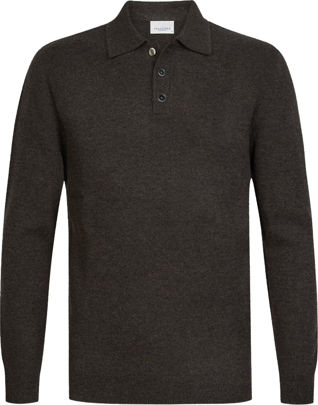 Profuomo - Polo ls - PPXJ30041E - H2 Dark brown