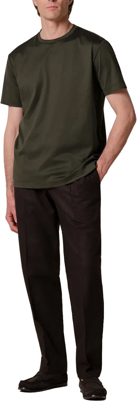 Profuomo - T-shirt crew neck SS - PPXT30002F - Z3 Dark green