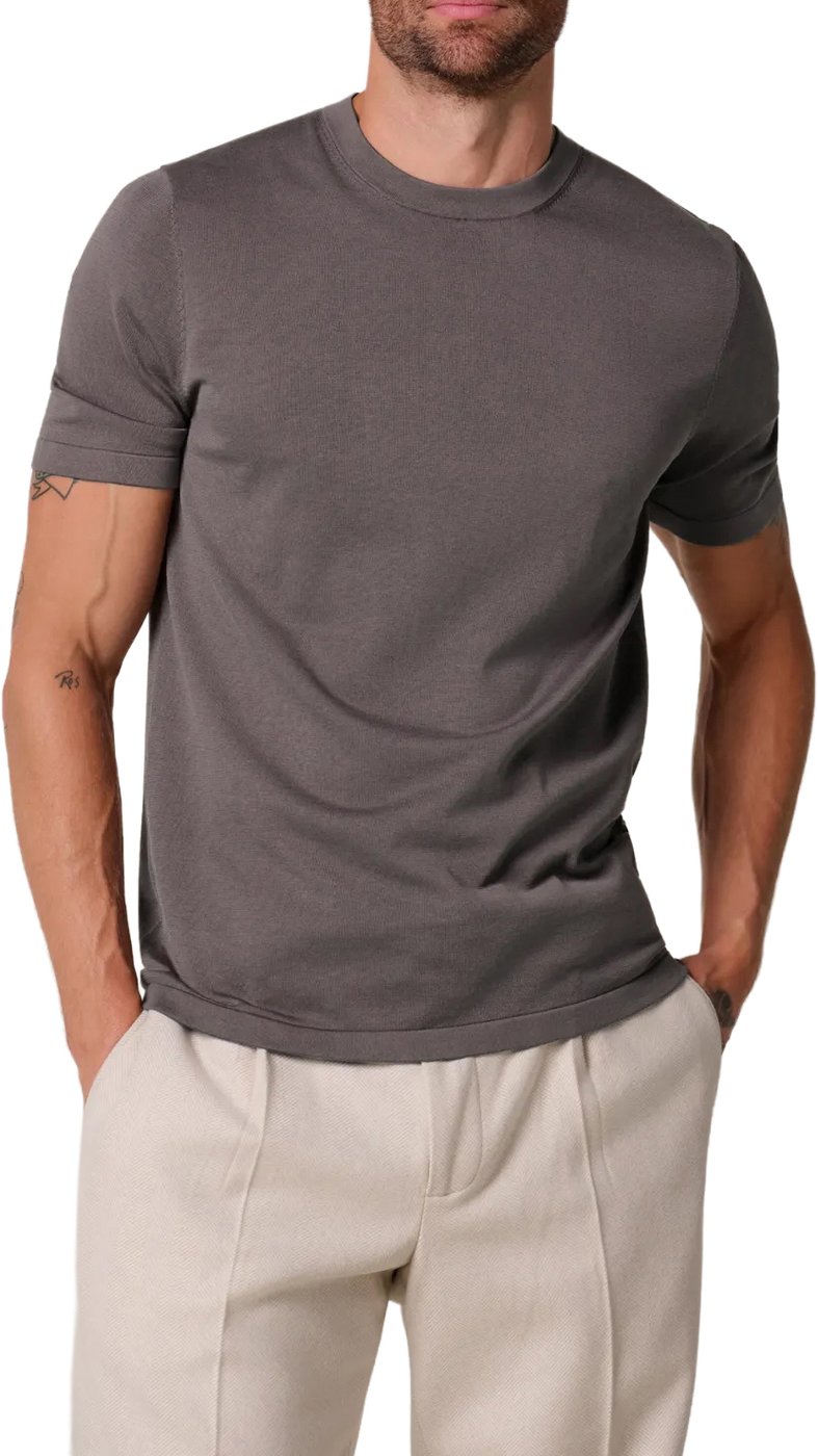 Profuomo - T-shirt crew neck SS - PPXT30002K - R Purple