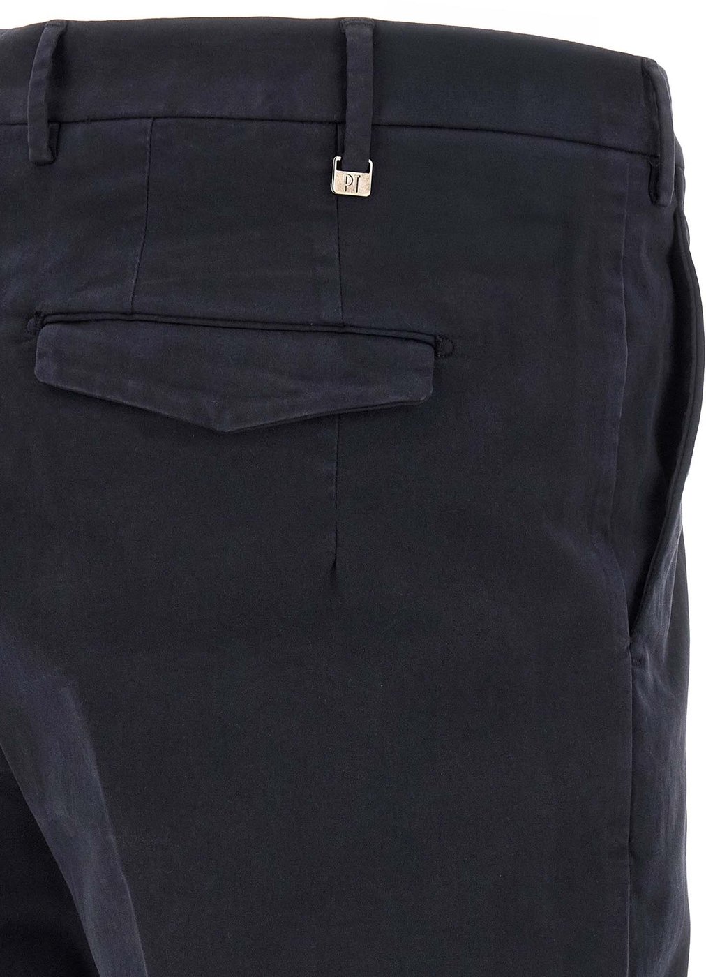 PT Torino Blue Cotton Casual Pants