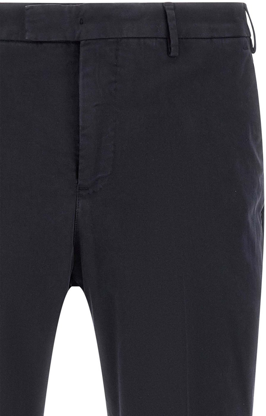 PT Torino Blue Cotton Casual Pants