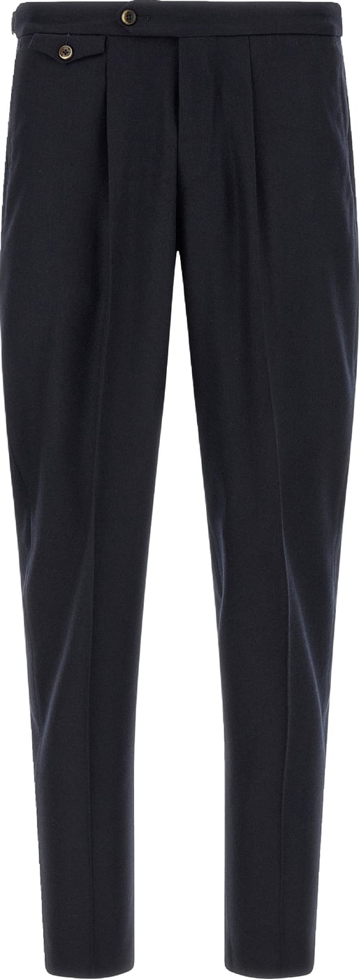 PT Torino Black Virgin Wool Dress Pants