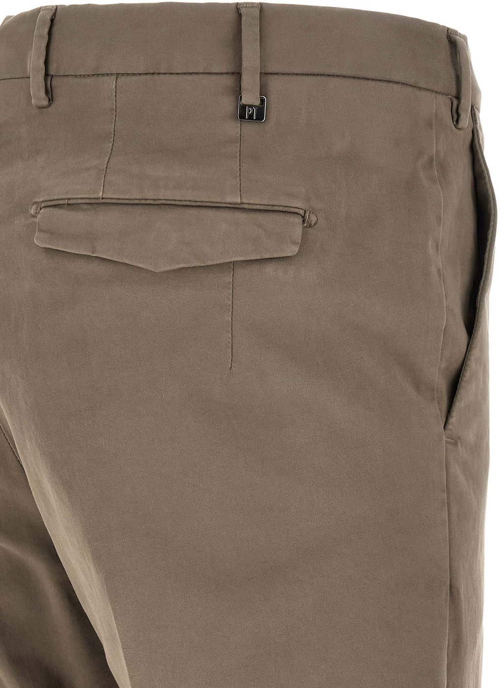 PT Torino Beige Cotton Casual Pants