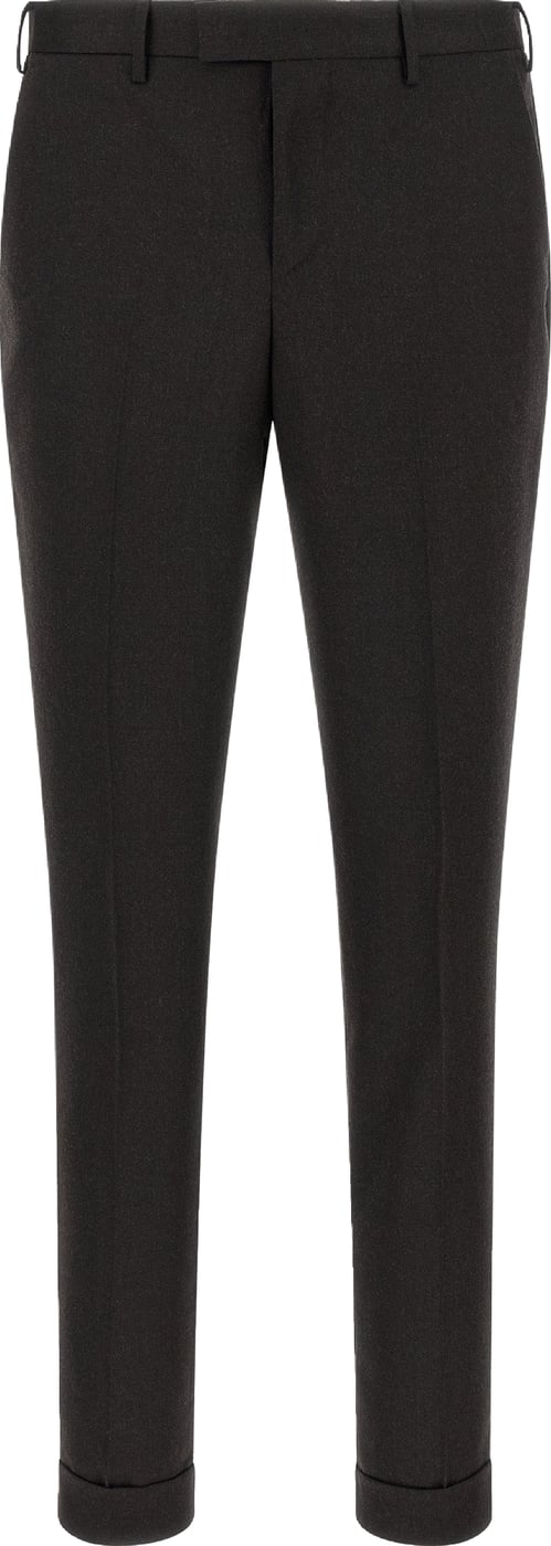 PT Torino Brown Virgin Wool Dress Pants
