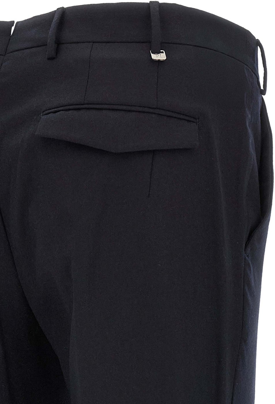 PT Torino Blue Virgin Wool Dress Pants