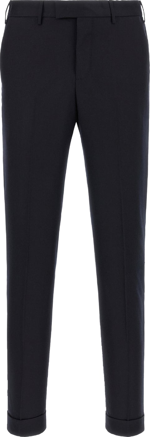 PT Torino Blue Virgin Wool Dress Pants