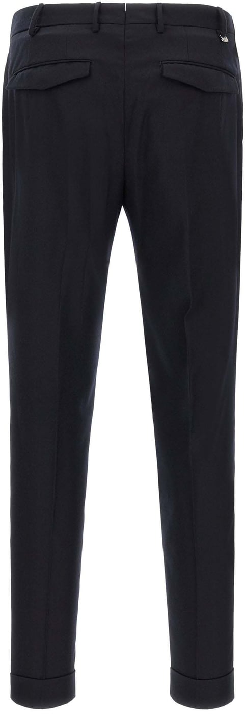 PT Torino Blue Virgin Wool Dress Pants