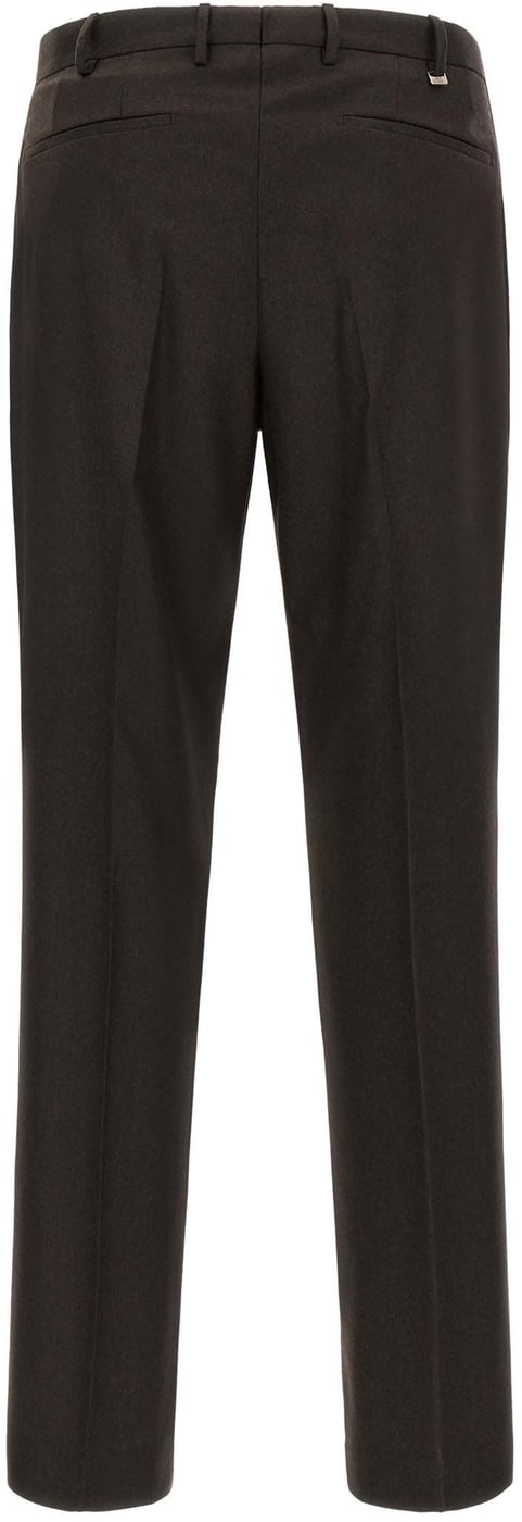 PT Torino Brown Virgin Wool Dress Pants
