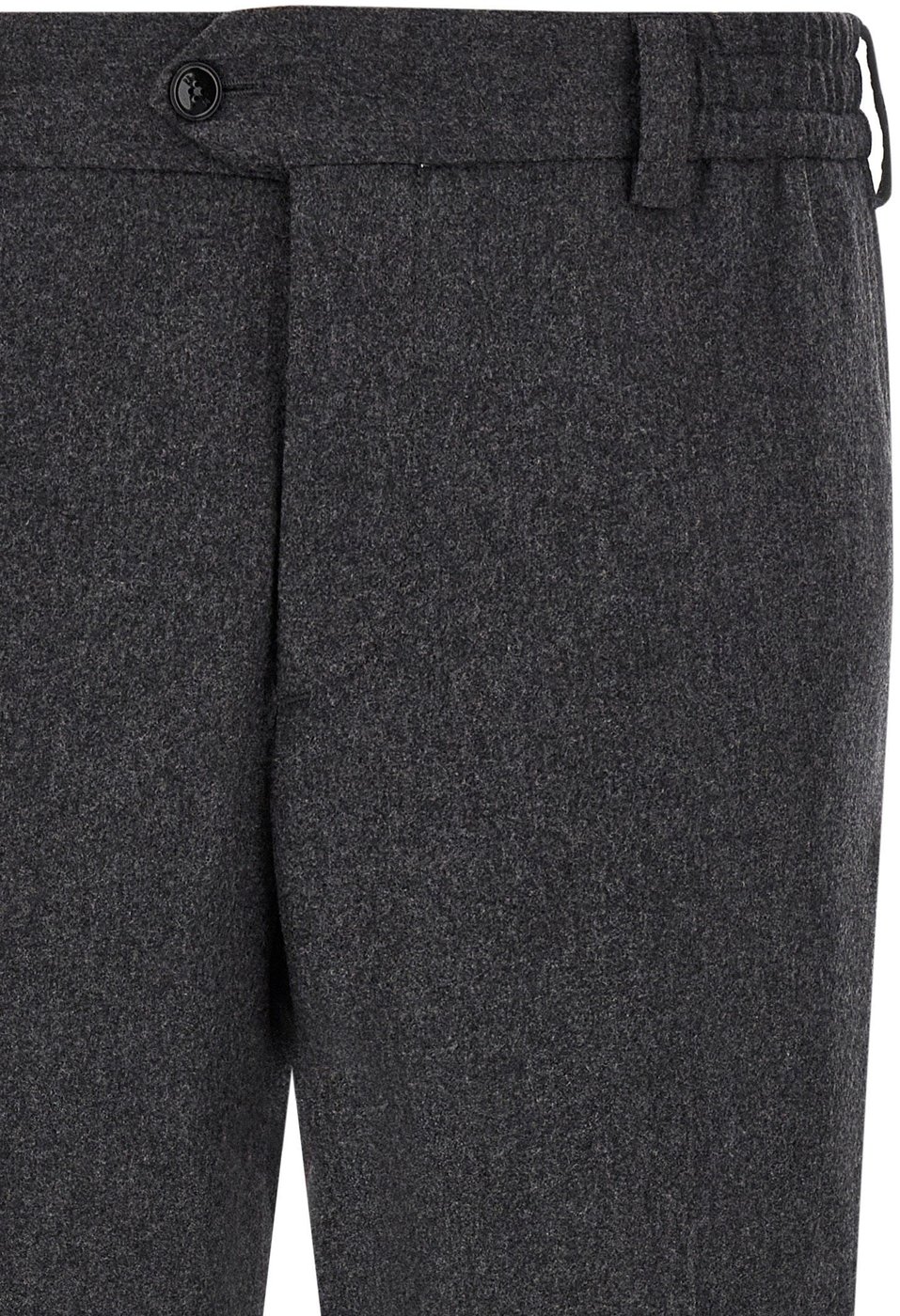 PT Torino Gray Virgin Wool Dress Pants