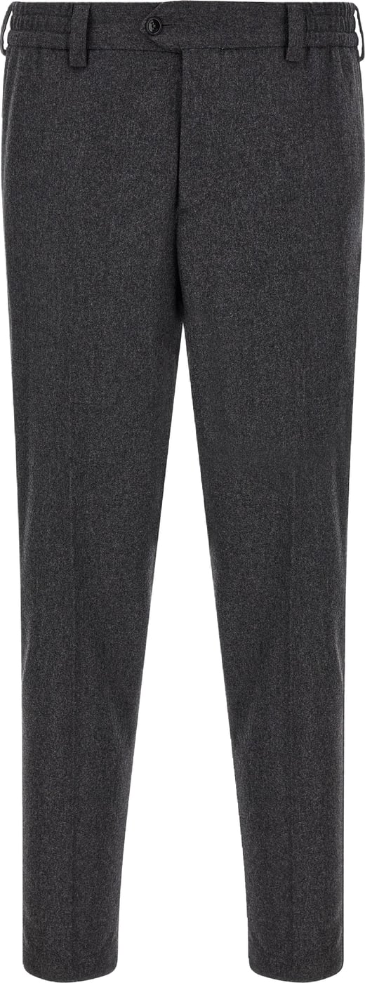PT Torino Gray Virgin Wool Dress Pants