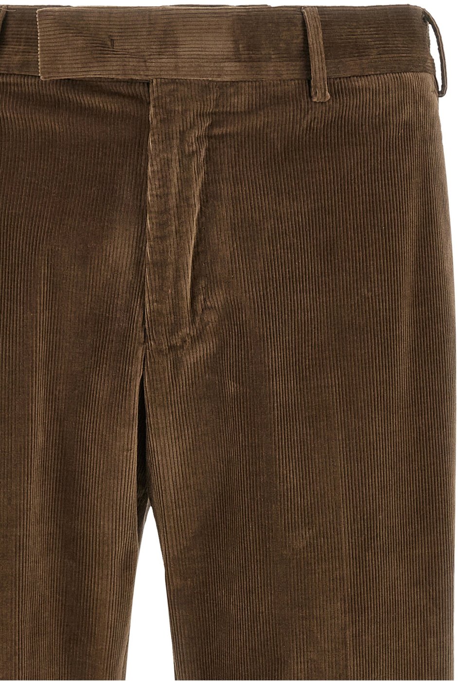 PT Torino Brown Cotton Casual Pants