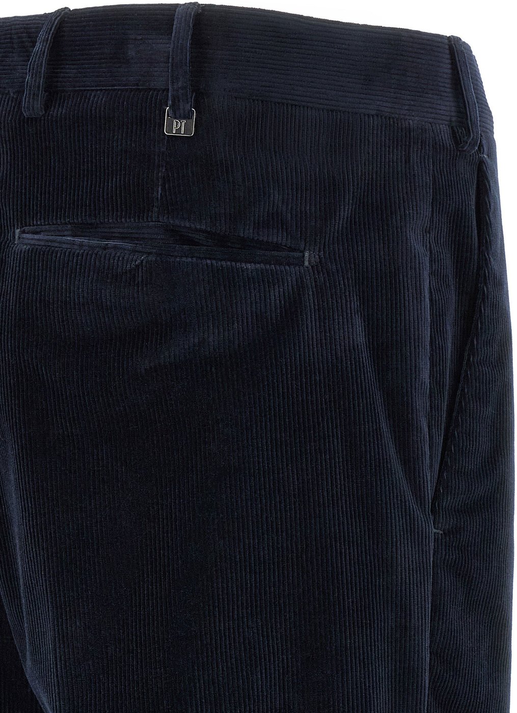 PT Torino Blue Cotton Casual Pants