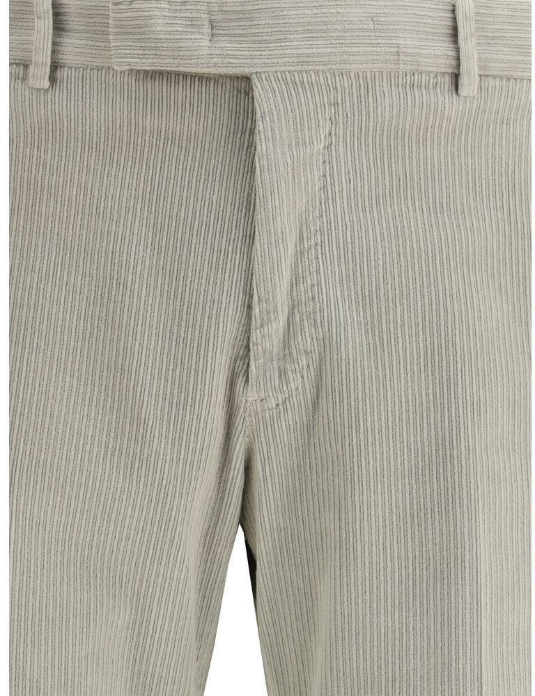 PT Torino Gray Cotton Casual Pants