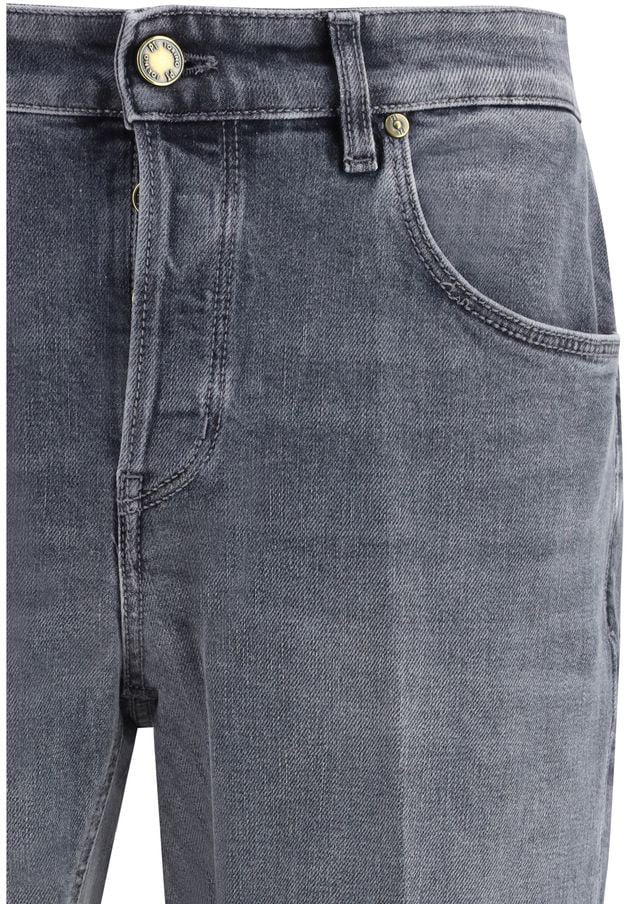 PT Torino Gray Cotton Jeans Denim