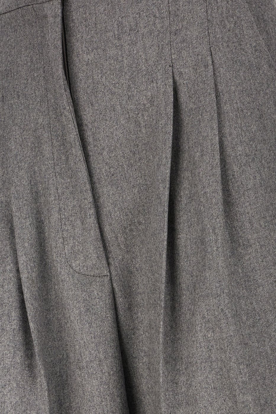 Pt Torino Grey stretch wool blend pant