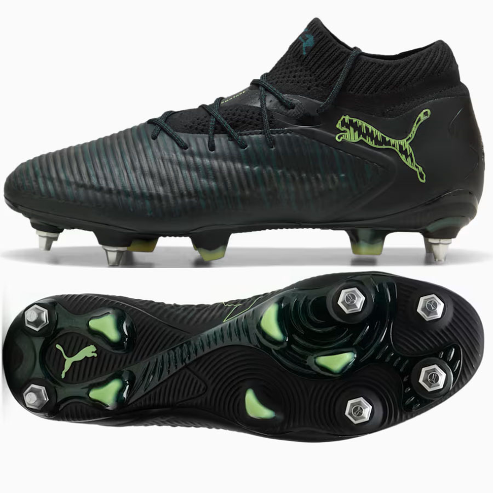 Puma Future 8 Ultimate MxSG Black Fizzy Light Green Terrain
