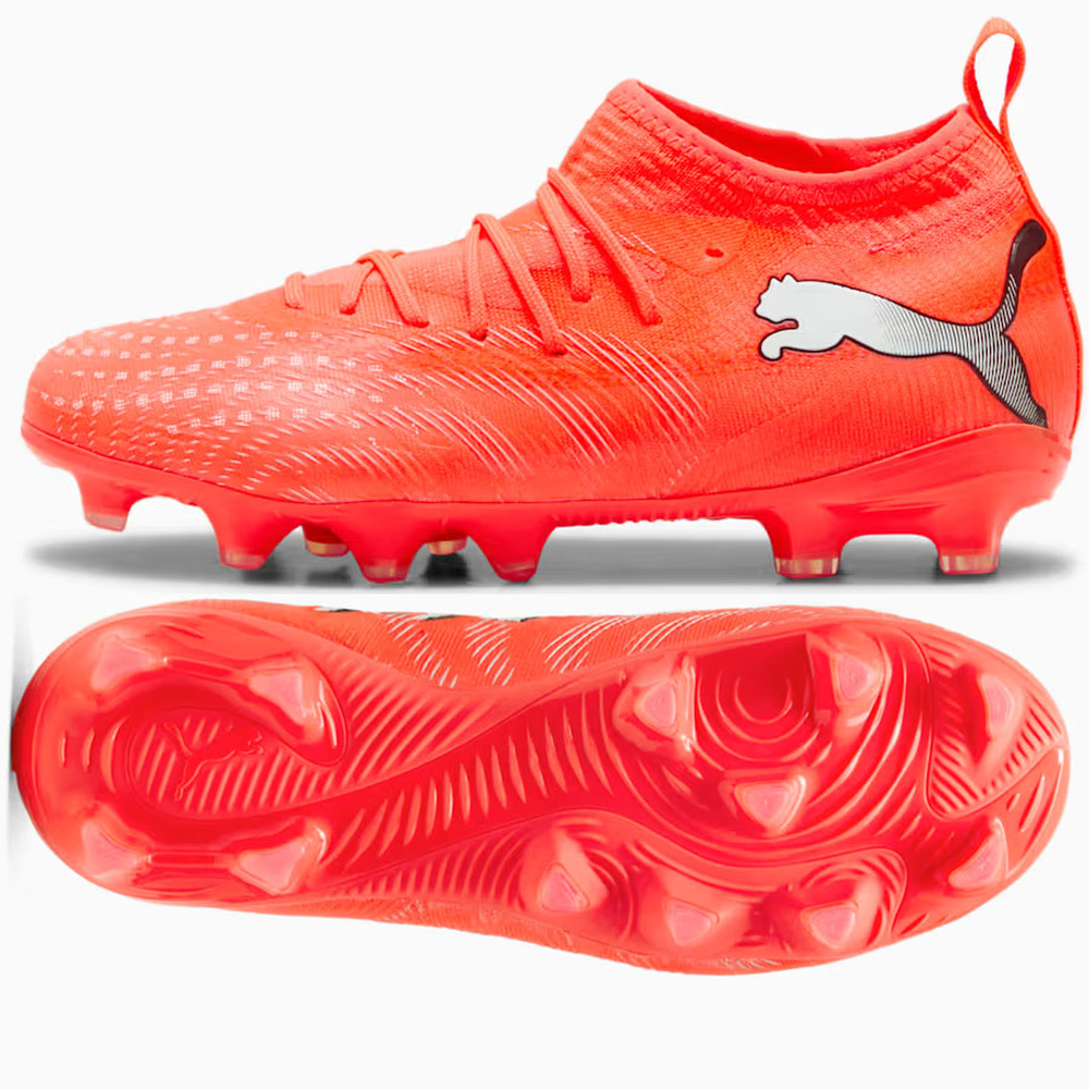 Puma Future 9 Match FG/AG Jr Glowing Red White Black Silver (GS)