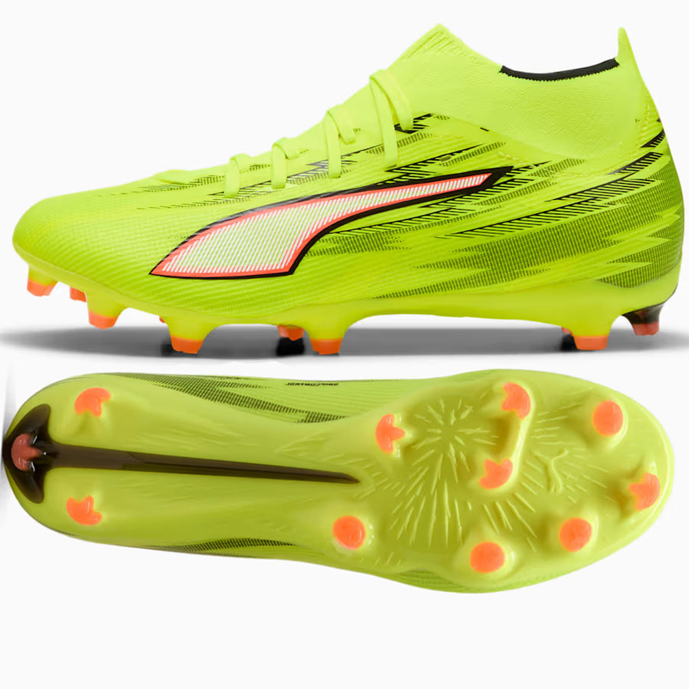 Puma Ultra 6 Match+ FG/AG Yellow Alert Black Glowing Red Lime Squeeze