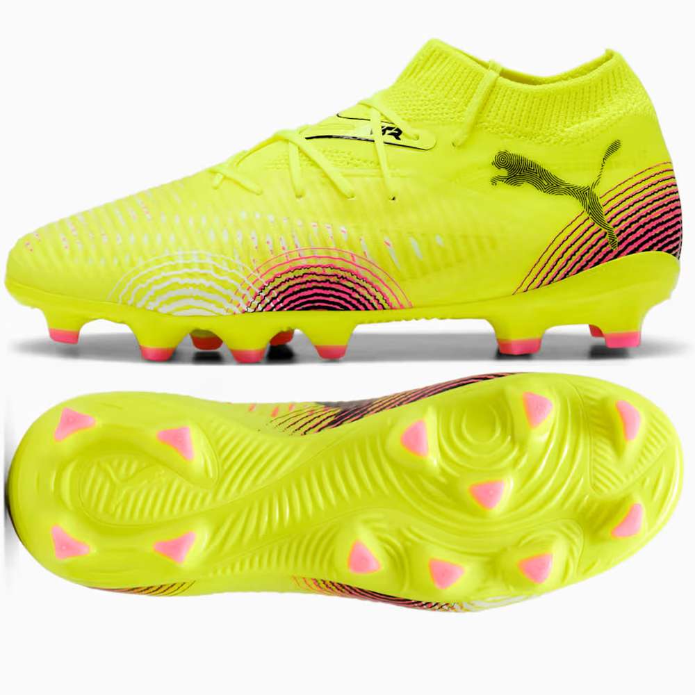 Puma Future 8 Pro FG/AG Jr Yellow Alert Black Sun Struck (GS)