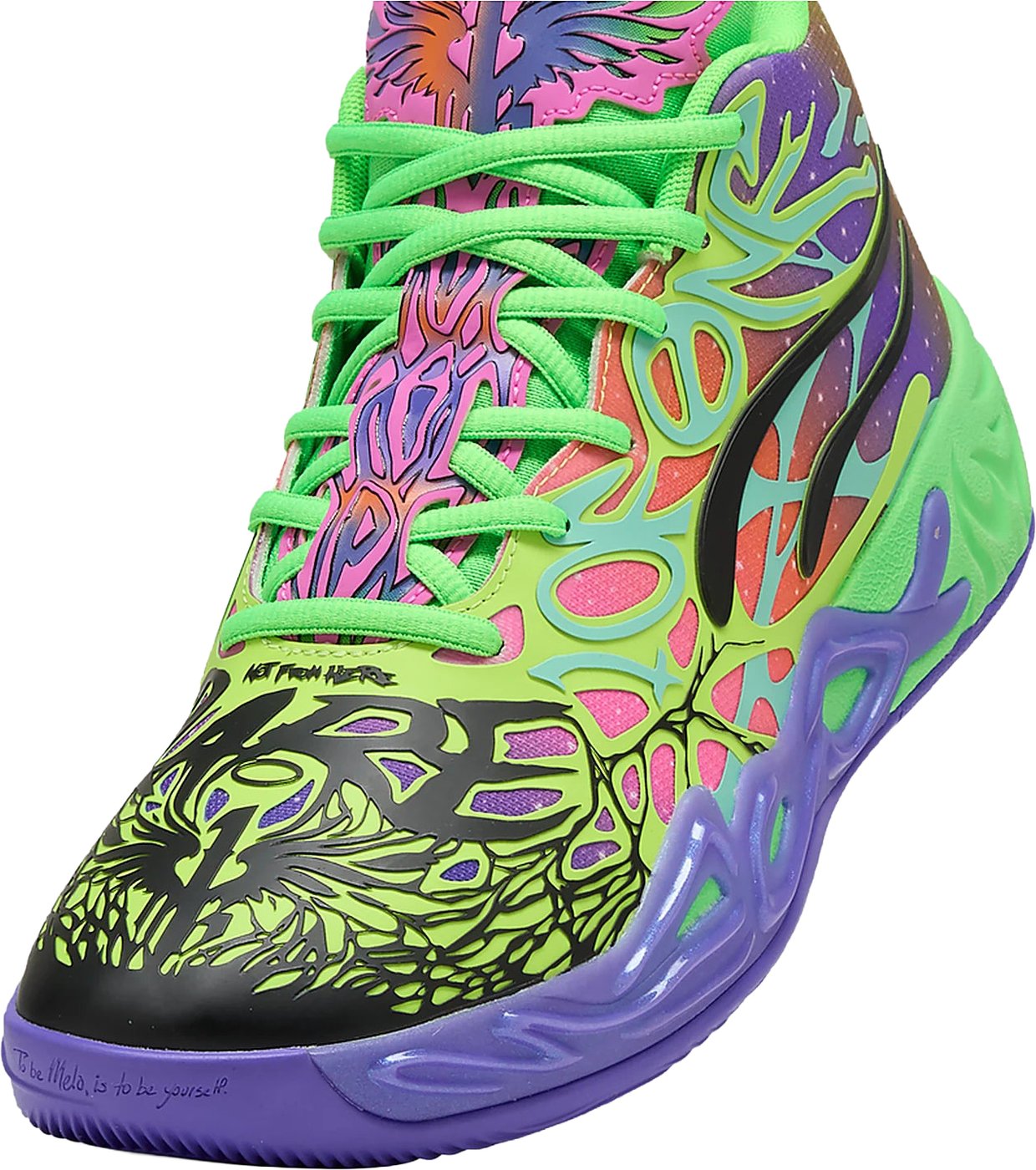 Puma MB.04 Be You Basketbalschoen Zwart