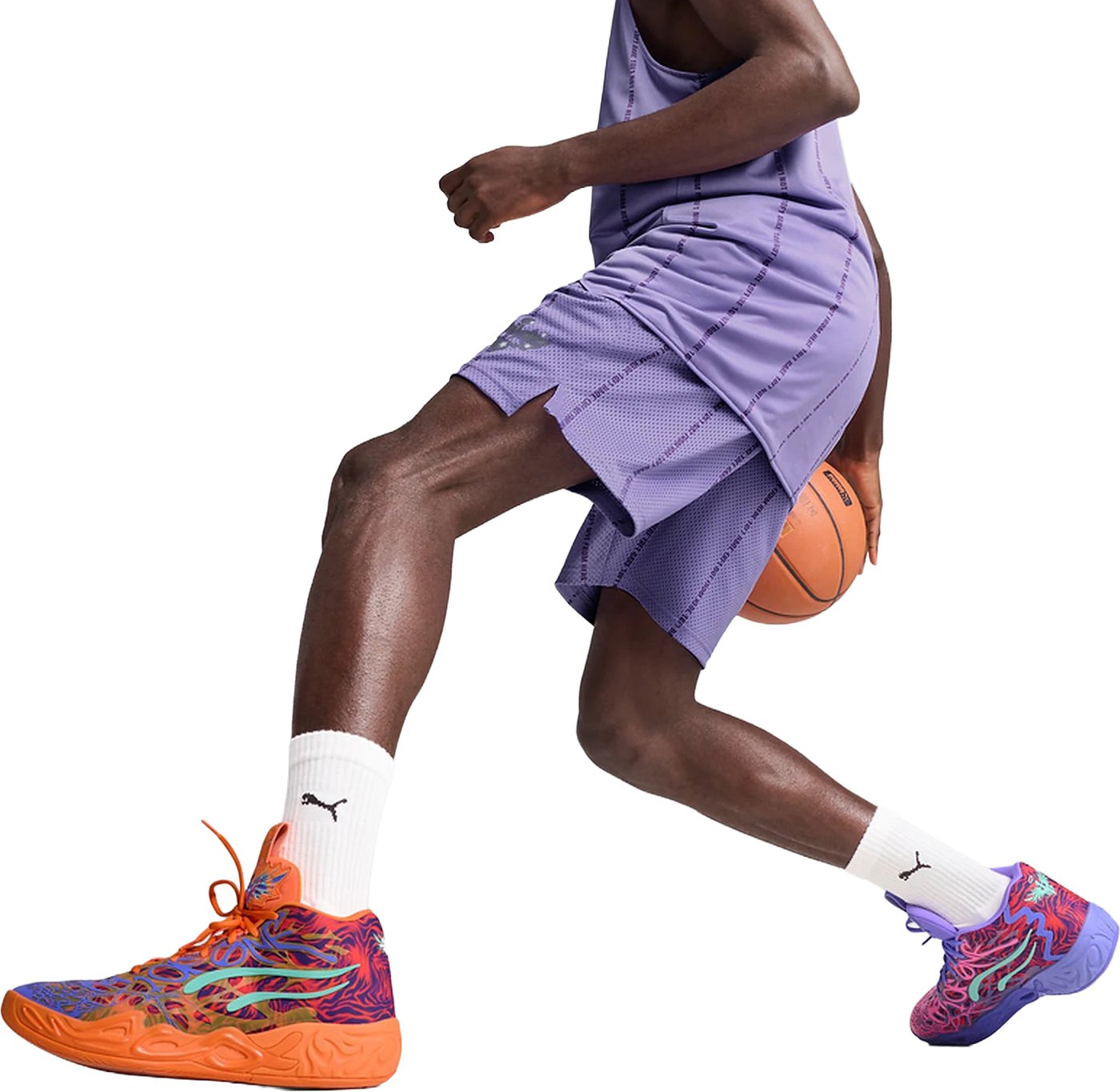 Puma MB.04 Creativity Pack Basketbalschoen Paars