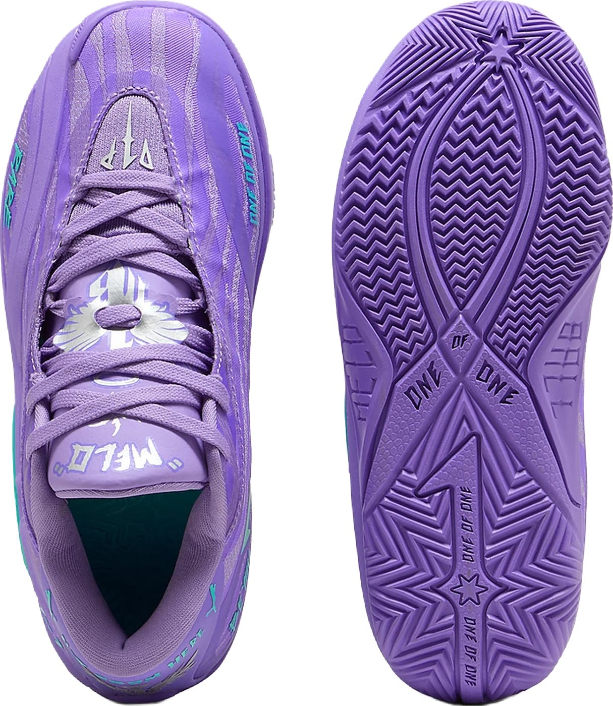 Puma MB.06 Shooting Star JR Basketbalschoen Paars