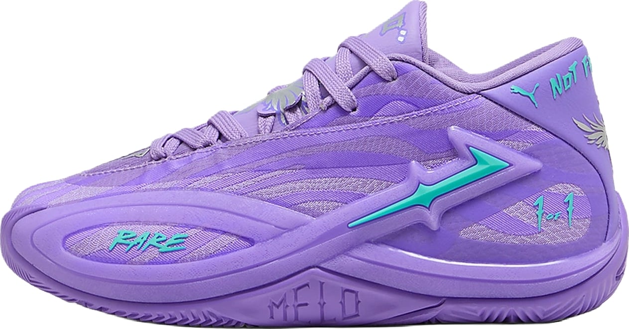 Puma MB.06 Shooting Star JR Basketbalschoen Paars