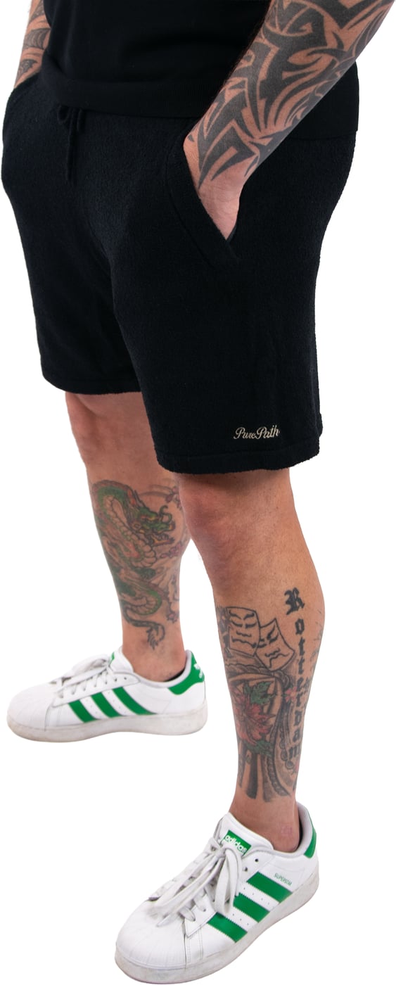 Pure Path Towel Soft Boucle Knitted Shorts