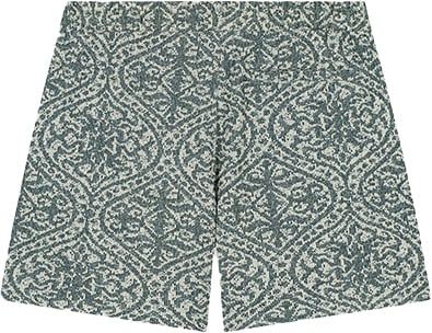 Pure Path Jacquard Pattern Shorts