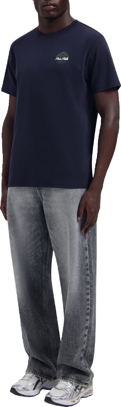 Pure Path Rooted Tree T-shirt 26030102 Dark Navy 57