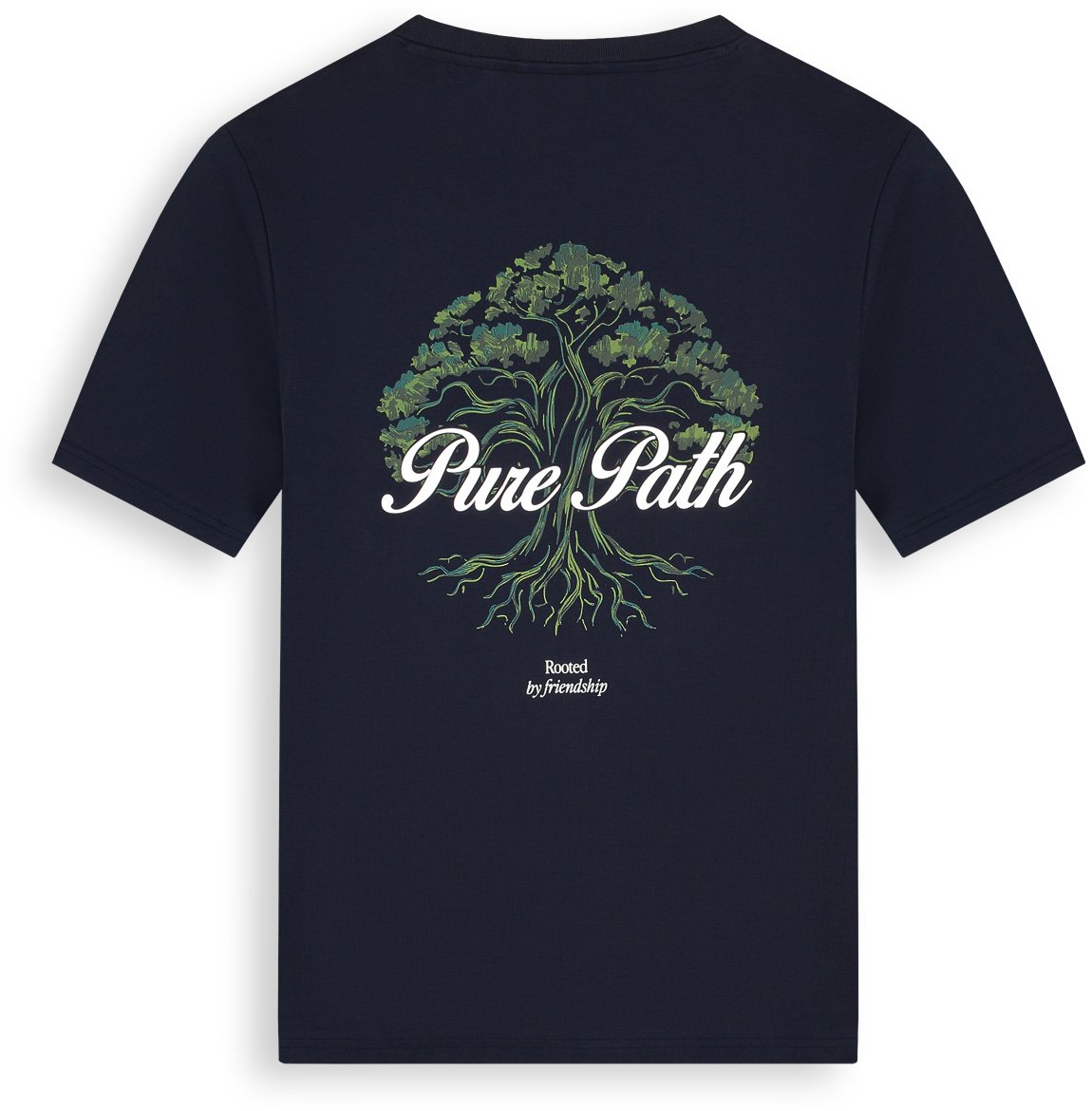Pure Path Rooted Tree T-shirt 26030102 Dark Navy 57