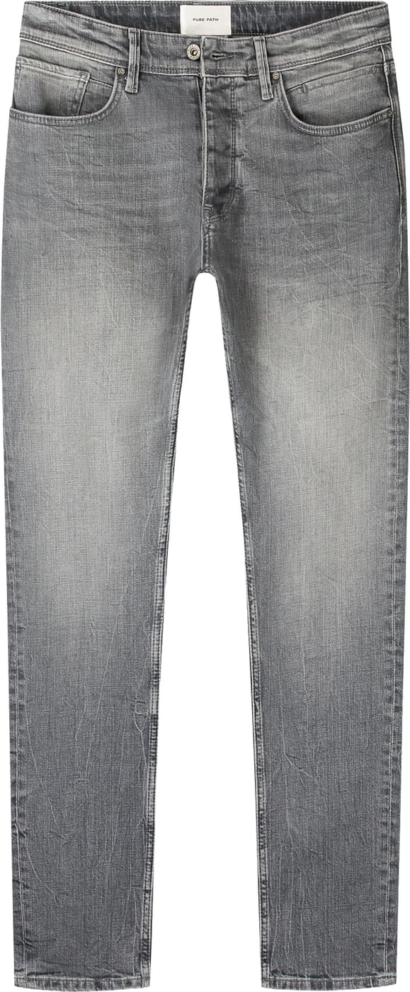 Pure Path Denim Mid Grey The Ryan Slim Fit Jeans 86 W3021