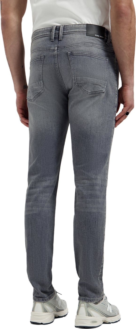 Pure Path Denim Mid Grey The Ryan Slim Fit Jeans 86 W3021