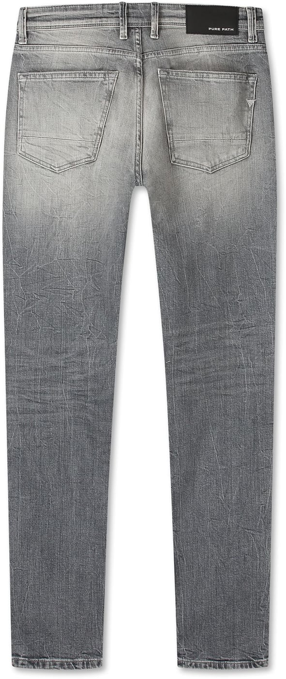 Pure Path Denim Mid Grey The Ryan Slim Fit Jeans 86 W3021