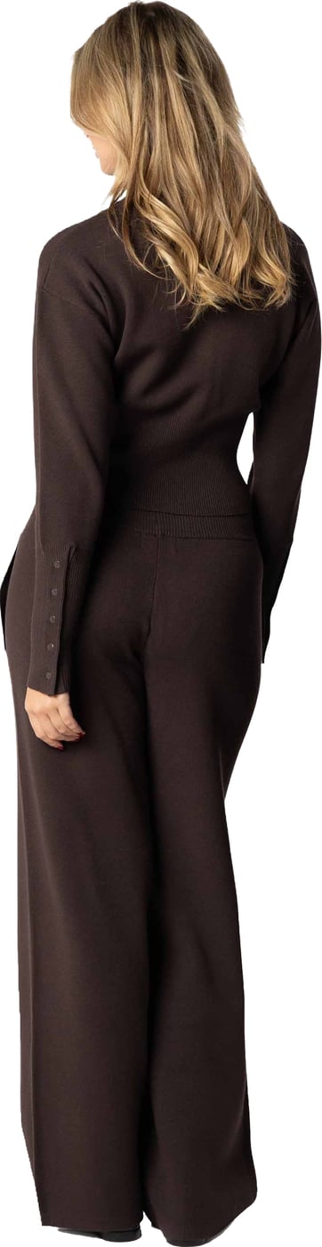 Chloe Knitted Pants | Dark Brown