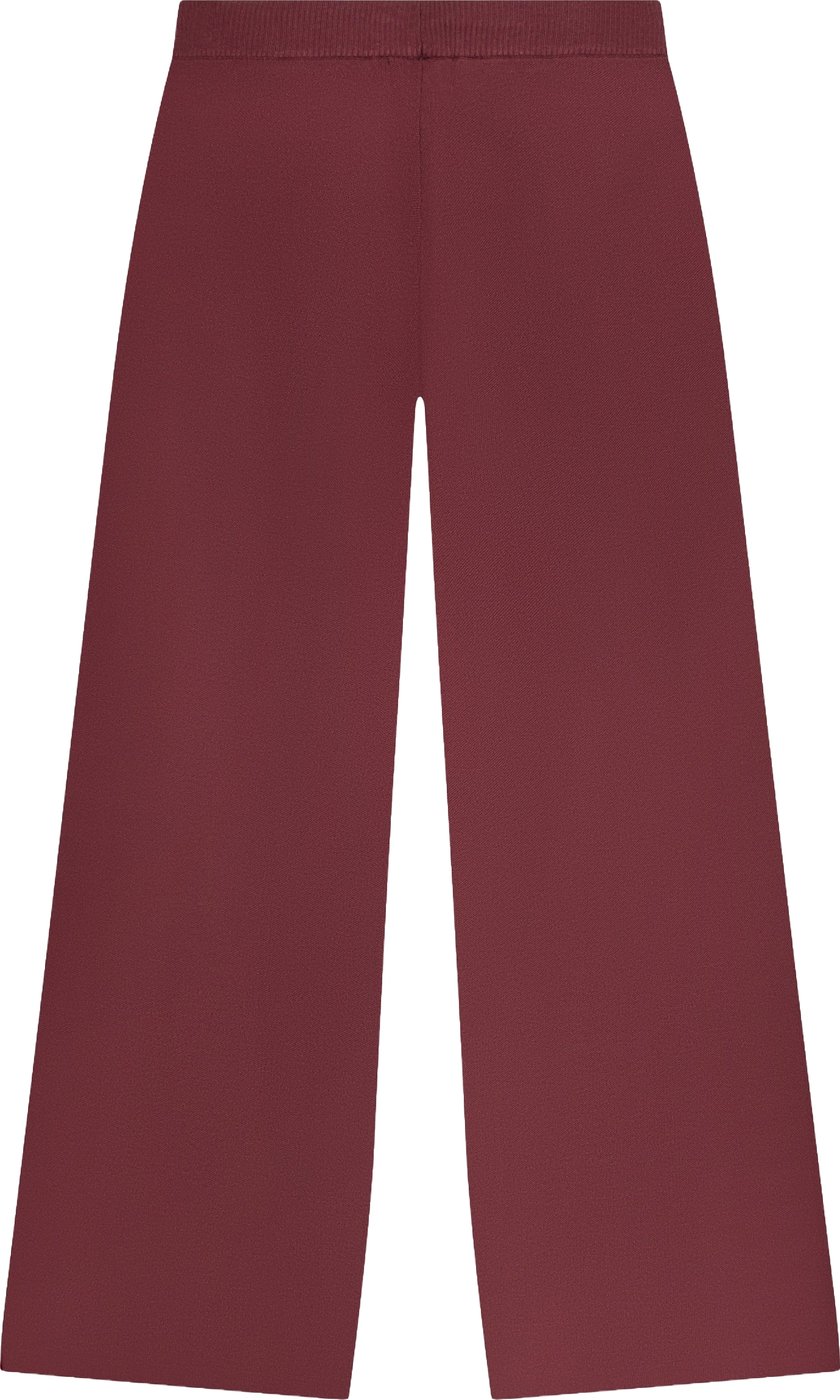 Chloe Knitted Pants | Burgundy