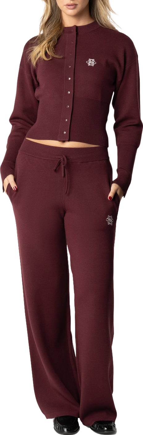 Chloe Knitted Pants | Burgundy