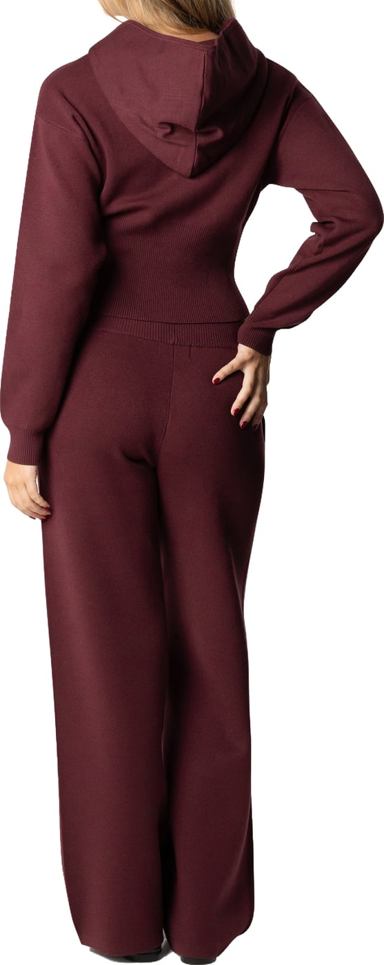 Chloe Zip Hoodie | Burgundy