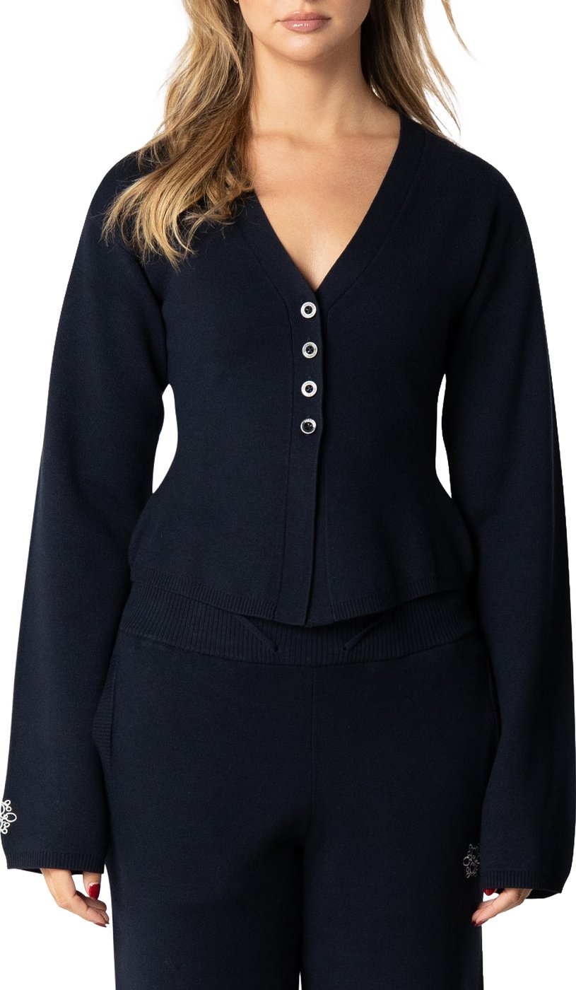 Jackie Knitted Cardigan | Navy