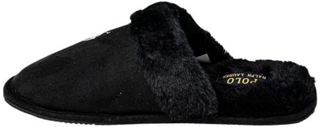 Ralph Lauren Black Polyester Slippers