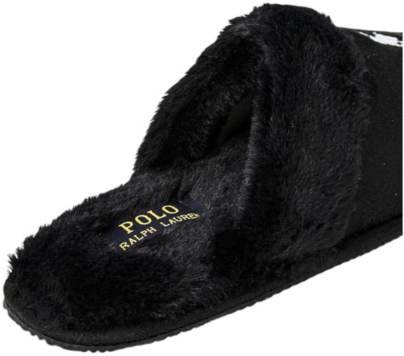 Ralph Lauren Black Polyester Slippers