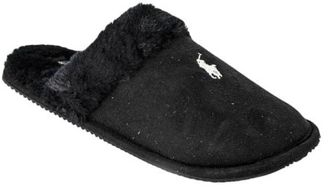 Ralph Lauren Black Polyester Slippers