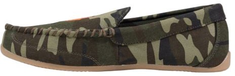 Ralph Lauren Green Textile Slippers