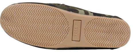 Ralph Lauren Green Textile Slippers