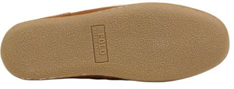 Ralph Lauren Brown Suede Leather Slippers