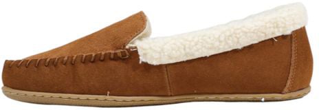 Ralph Lauren Brown Suede Leather Slippers