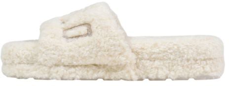 Ralph Lauren Cream Textile Slippers